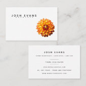 Carte De Visite Dahlia Gardener (Devant / Derrière)