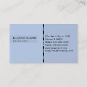 Carte de visite d'aigle autochtone (Dos)