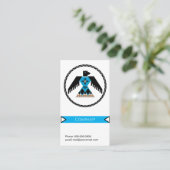 Carte de visite d'aigle autochtone (Debout devant)