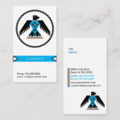 Carte de visite d'aigle autochtone (Devant / Derrière)