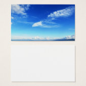 Carte de visite d'aigle nuageux (Devant & derrière)