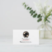 Carte de visite d'aigle volant (Lune version 2) (Debout devant)