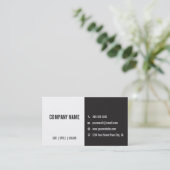 Carte de visite d'aiguillage des dentistes (Debout devant)