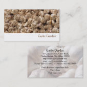 Carte de visite d'ail (Devant / Derrière)