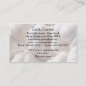 Carte de visite d'ail (Dos)