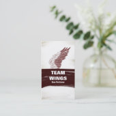 carte de visite d'aile (Debout devant)