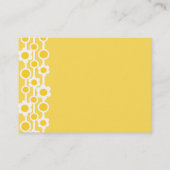 Carte De Visite Daisies pointillées no 1 (Dos)