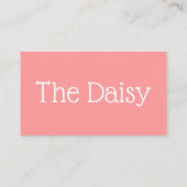 Carte De Visite Daisy (Dos)