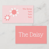 Carte De Visite Daisy (Devant / Derrière)