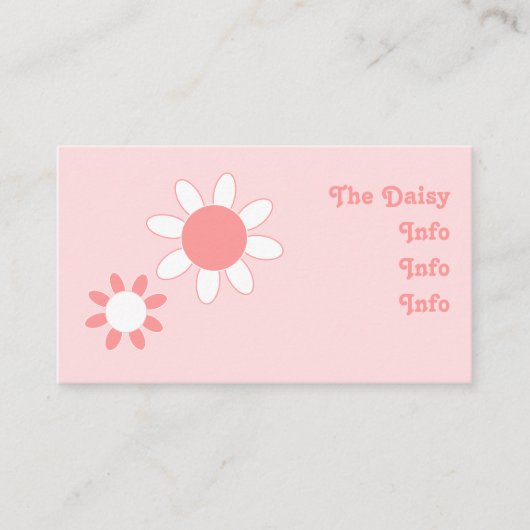 Carte De Visite Daisy (Devant)