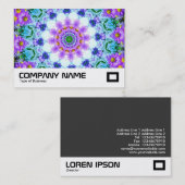 Carte De Visite Daisy Kaleidoscope (Devant / Derrière)