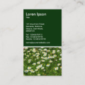 Carte De Visite Daisy Meadow - Vert foncé (Dos)