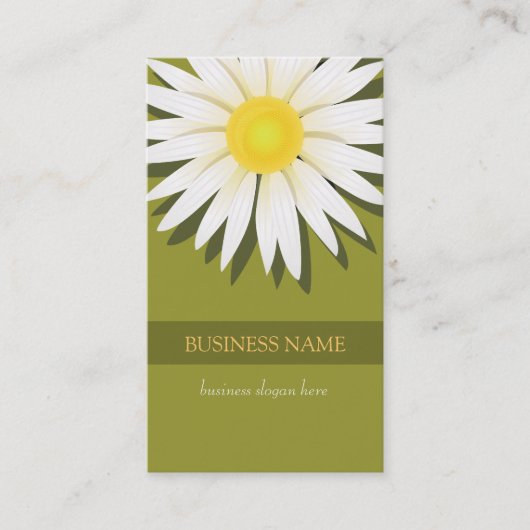 Carte De Visite Daisy Olive Business (Devant)