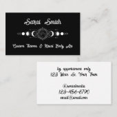 Carte de visite d'alchimie céleste (Devant / Derrière)