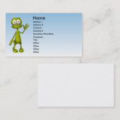 Carte de visite d'alien de Toon (Devant / Derrière)