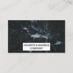 Carte De Visite dalle marbrée Granite Company