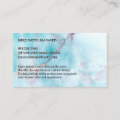 Carte De Visite dalle marbrée | Granite océanique (Dos)