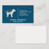 Carte De Visite Dalmatie et bulles de savon (Devant / Derrière)