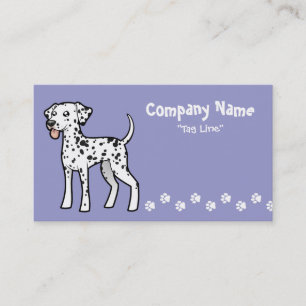 Carte De Visite Dalmatien de dessin animé