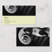 Carte de visite d'alto de violon pour le site de (Devant / Derrière)