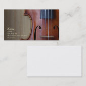 Carte de visite d'alto de violon pour le site de (Devant / Derrière)