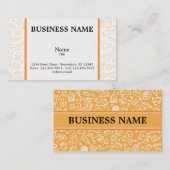 Carte de visite d'amant d'animal familier (Devant / Derrière)