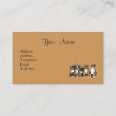 Carte de visite d'amant de boxeur (Dos)