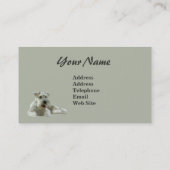 Carte de visite d'amant de Schnauzer miniature (Dos)