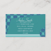 Carte De Visite Damas Abstrait (vue océan) (Dos)