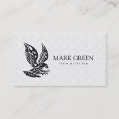 Carte De Visite Damas Blanches Et Aigle Noir (Devant)