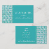 Carte De Visite Damas bleu&blanc (Devant / Derrière)