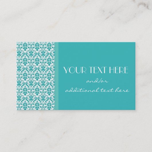 Carte De Visite Damas bleu&blanc (Devant)