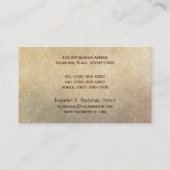 Carte De Visite Damas de parchemin d'Antiquité (Dos)