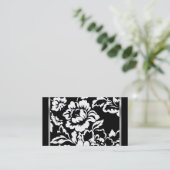 Carte de visite Damas de Rose noire et blanche (Debout devant)