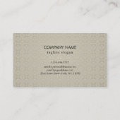 Carte De Visite Damas gris orange (Dos)