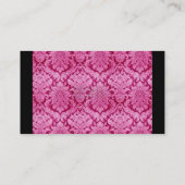 Carte De Visite Damas rose (Dos)