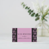 Carte De Visite Damas roses et noires (Debout devant)
