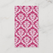 Carte De Visite Damas Roses, Les Enseignants Ont Classe (Dos)