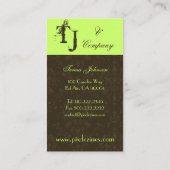 Carte de visite Damas+tiret urbain (Dos)