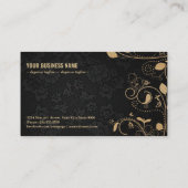 Carte De Visite damask de conception y6766 (Dos)