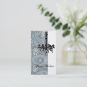 Carte De Visite damask lustre mode beauté SPA (Debout devant)