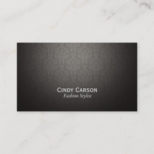 Carte De Visite Damask / Vignette (Devant)