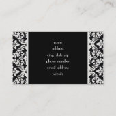 Carte De Visite Damassé (Dos)