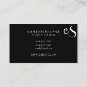 Carte De Visite Damassé (Dos)