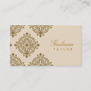 Carte De Visite damassé 311-Giuliana d'or