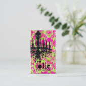 Carte De Visite Damassé chaude de chaux de lustre de la (Debout devant)