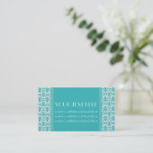 Carte De Visite Damassé de Blue&White (Debout devant)