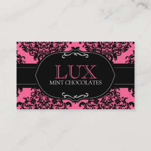 Carte De Visite Damassé de lux du rose 311 rose