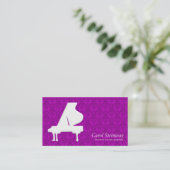 Carte De Visite Damassé de piano (Debout devant)