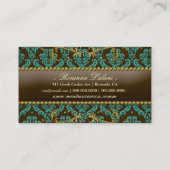 Carte De Visite damassé du macaron 311-Mint (Dos)